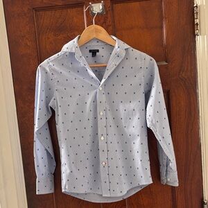 Tommy Hilfiger Blue Striped Button-Up Shirt